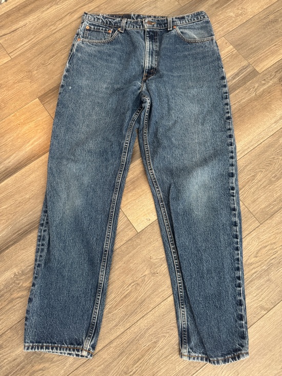 Denim - Levi’s Premium 550 Relaxed Tapered Leg Jeans 36x32 Heavyweight Denim 90s Style